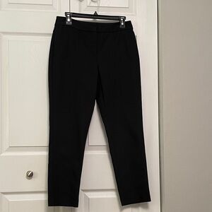 Chico’s SO SLIMMING Small Black Zip Up Ankle Pants